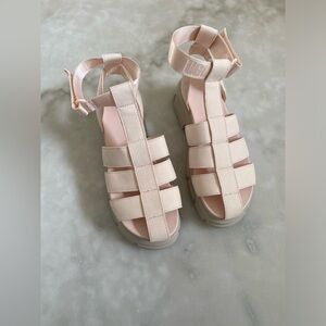 New! Ugg Ashton strappy womens platform sand blush pink size 10